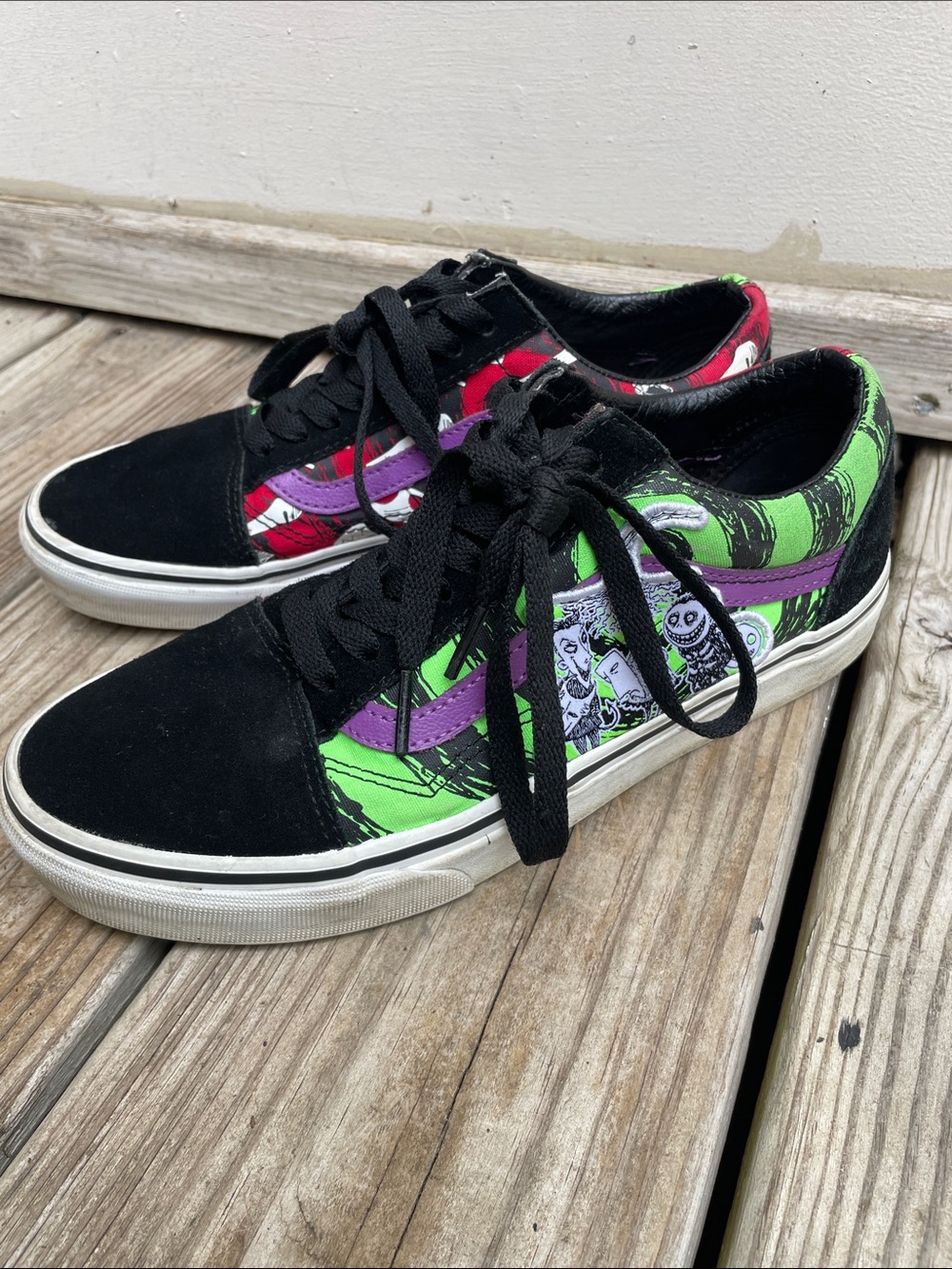 Vans x Disney The Nightmare Before Christmas Sneakers | Jack Skellington M6.5/W8